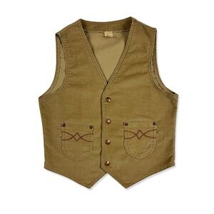 Sears Vintage Perma-Prest Corduroy Vest